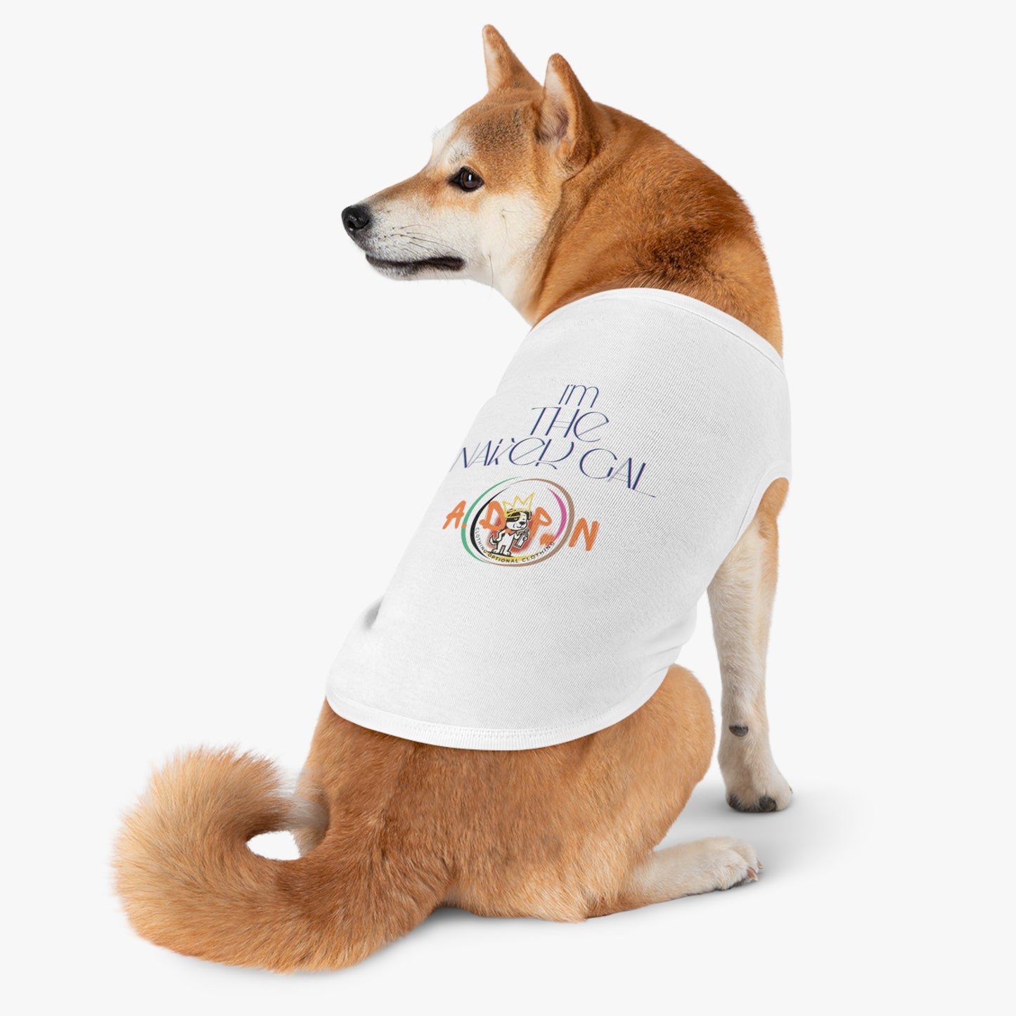 Team Party Naked- I'm The Naked Gal Pet T-shirt