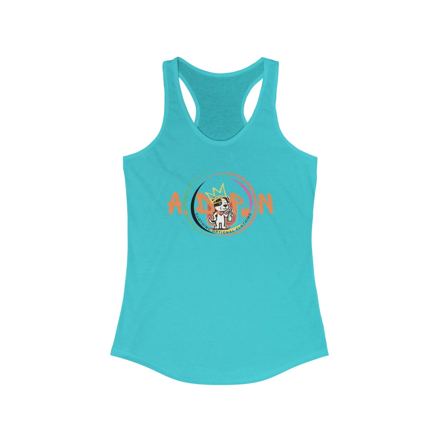 All Dogs Party Racerback Tank Top for Women - Perfect for Summer and Active Wear