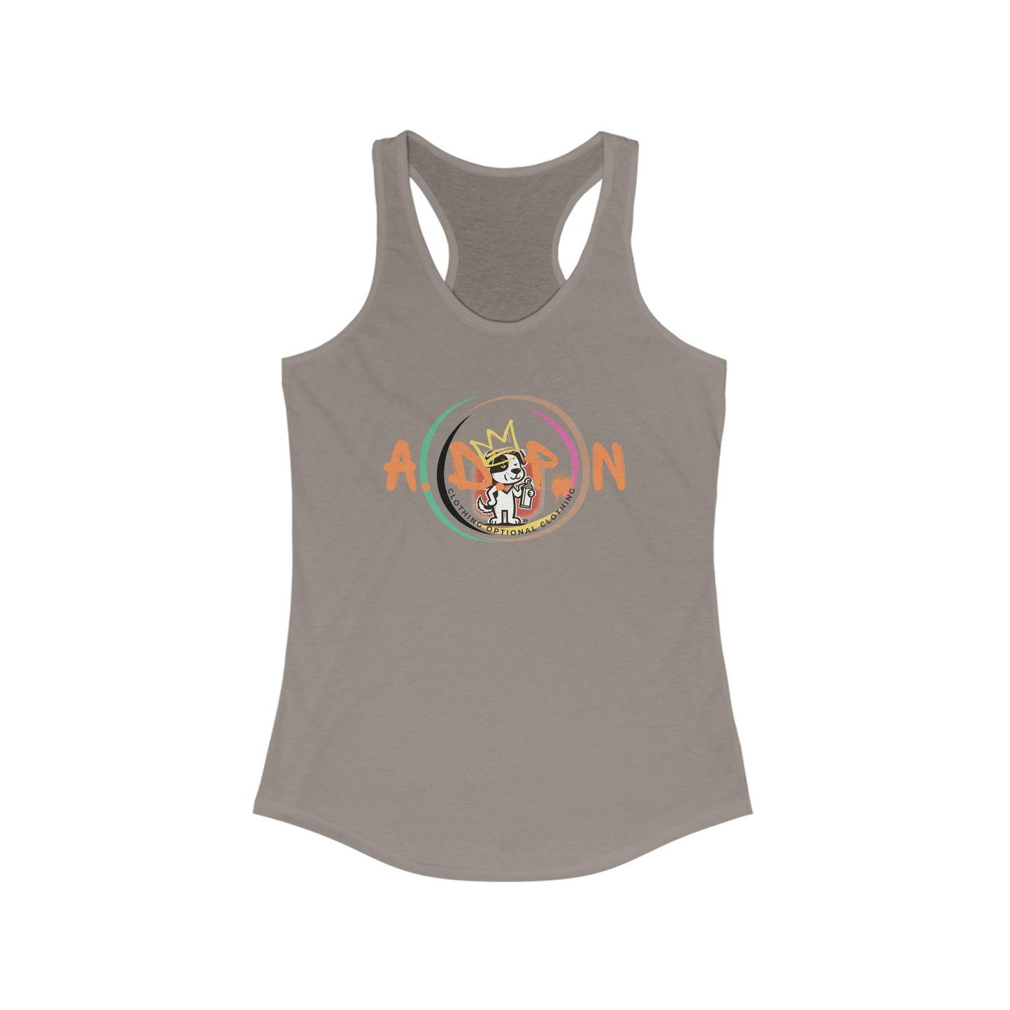 All Dogs Party Racerback Tank Top for Women - Perfect for Summer and Active Wear