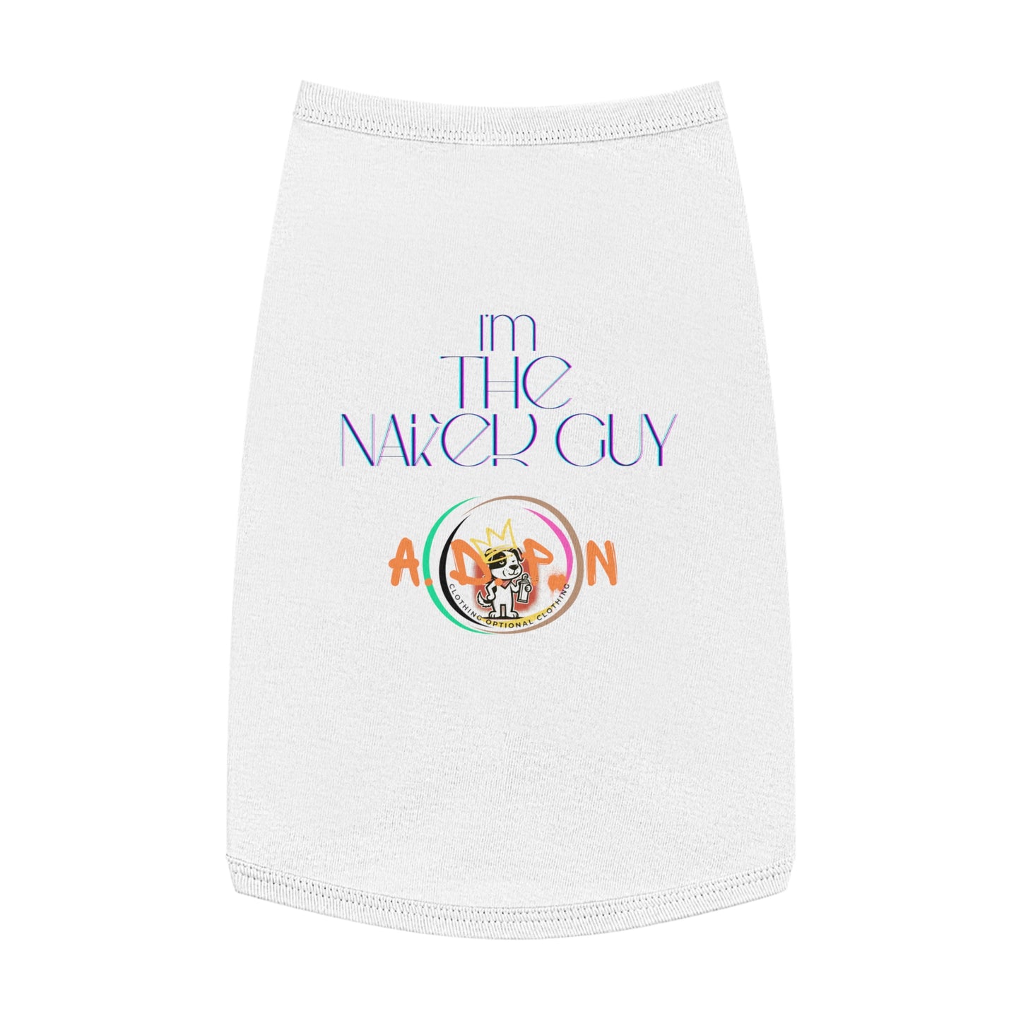 Team Party Naked - I'm the Naked Guy Pet T-shirt