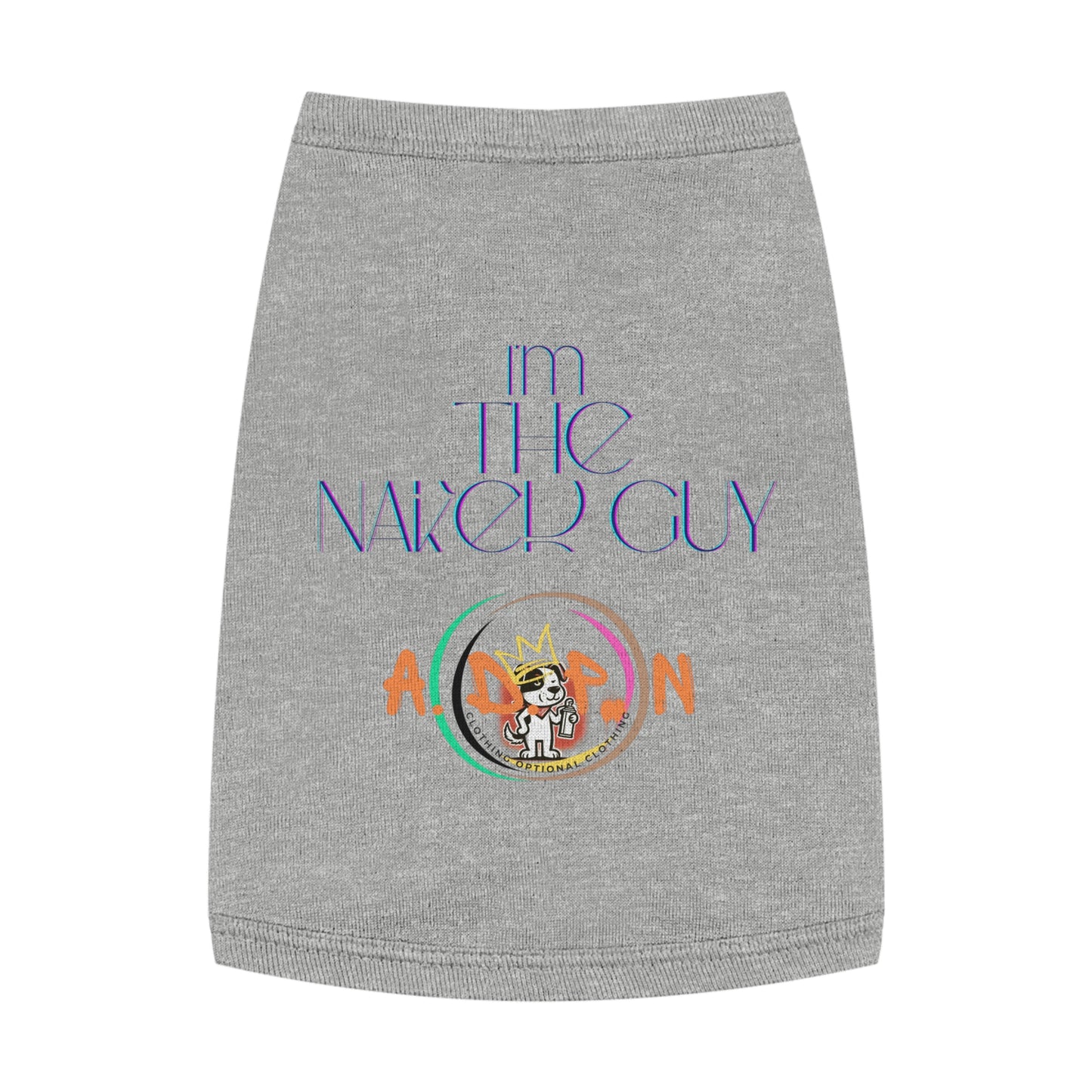 Team Party Naked - I'm the Naked Guy Pet T-shirt