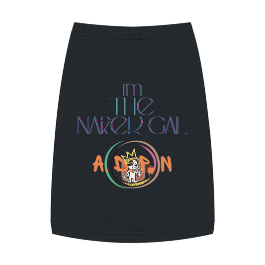 Team Party Naked- I'm The Naked Gal Pet T-shirt